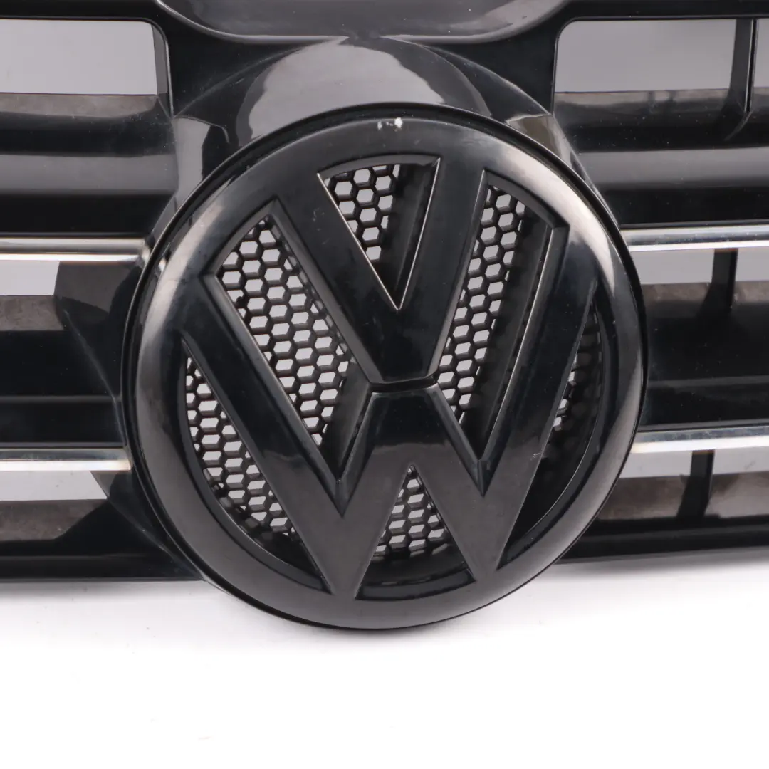 Front Grille Bumper Radiator Cover Black to Volkswagen Transporter T5 with Part number 7E5853651 Volkswagen Transporter T5 Front Grille Bumper Radiator Cover Black - SKU 7E5853651 - Part number 7E5853651
