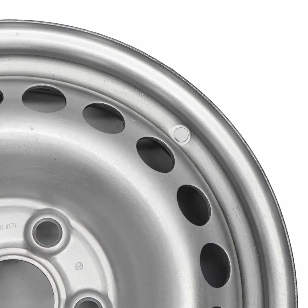 VW T5 Felga Stalowa Srebrna 16" ET:51 6,5J - SKU 7H0601027D - Numer Części 7H06010270