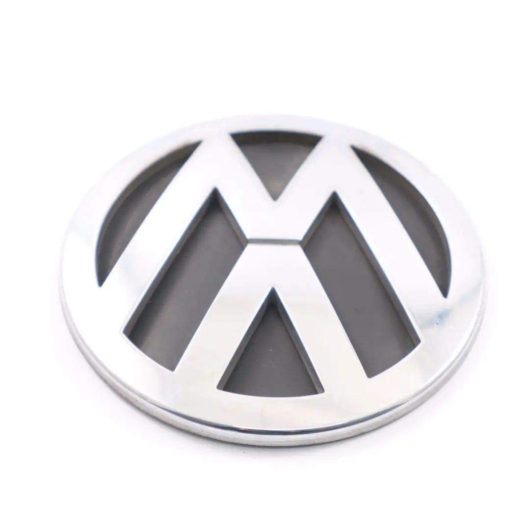 VW Caddy MK 3 Heckkofferraum Abzeichen Kofferraum Emblem Logo Chrom - SKU 7H0853630A - Teilenummer 7H0853630A