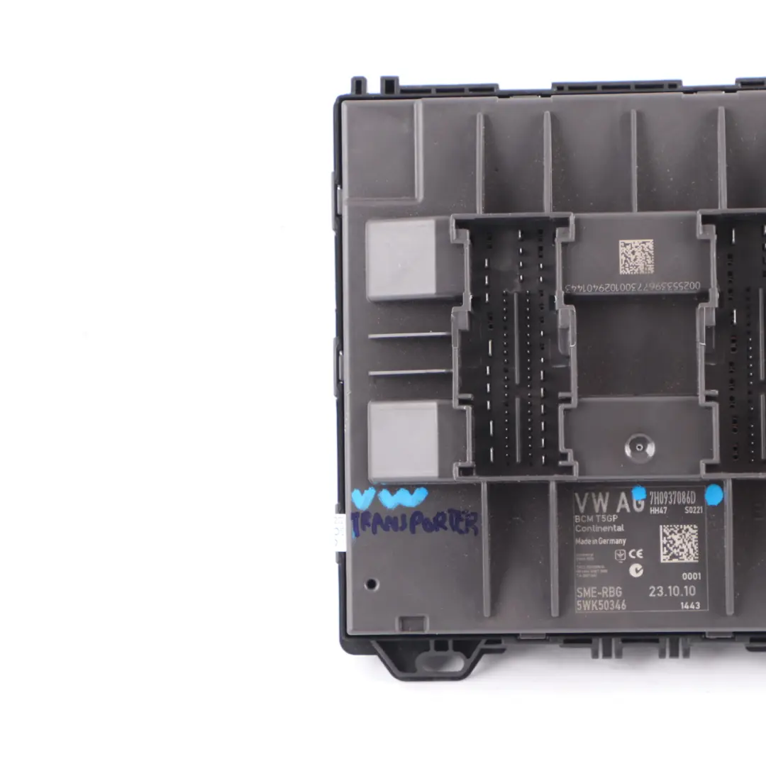 Body Control Module BCM Control Unit to VW Volkswagen Transporter T5 with Part number 7H0937086D VW Volkswagen Transporter T5 Body Control Module BCM Control Unit - SKU 7H0937086D - Part number 7H0937086D