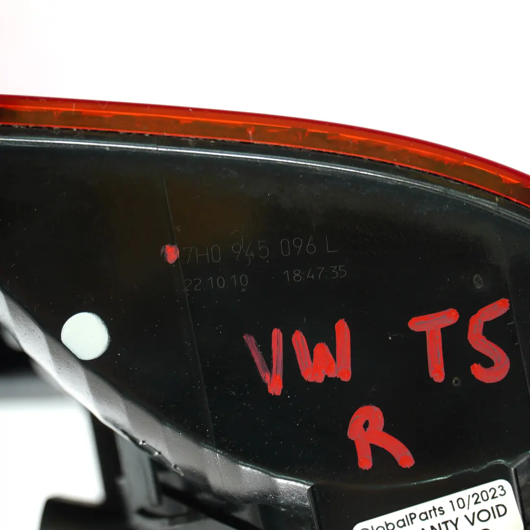 Lamp Right O/S Tail Light Side Panel to Volkswagen Transporter T5 Rear with Part number 7H0945096L Volkswagen Transporter T5 Rear Lamp Right O/S Tail Light Side Panel - SKU 7H0945096L - Part number 7H0945096L