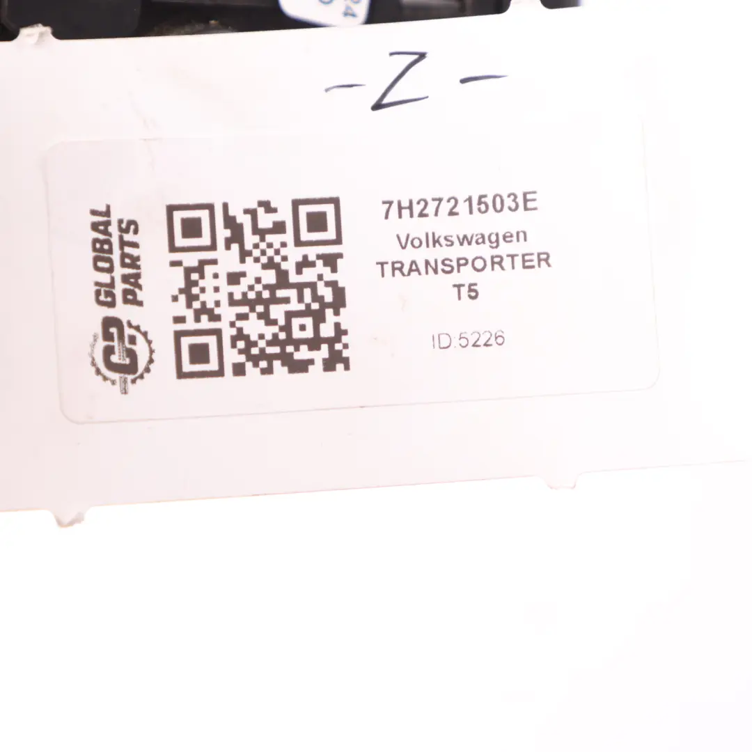 Volkswagen Transporter T5 Pedale Acceleratore Elettronico - SKU 7H2721503E - Numero di parte 7H2721503E