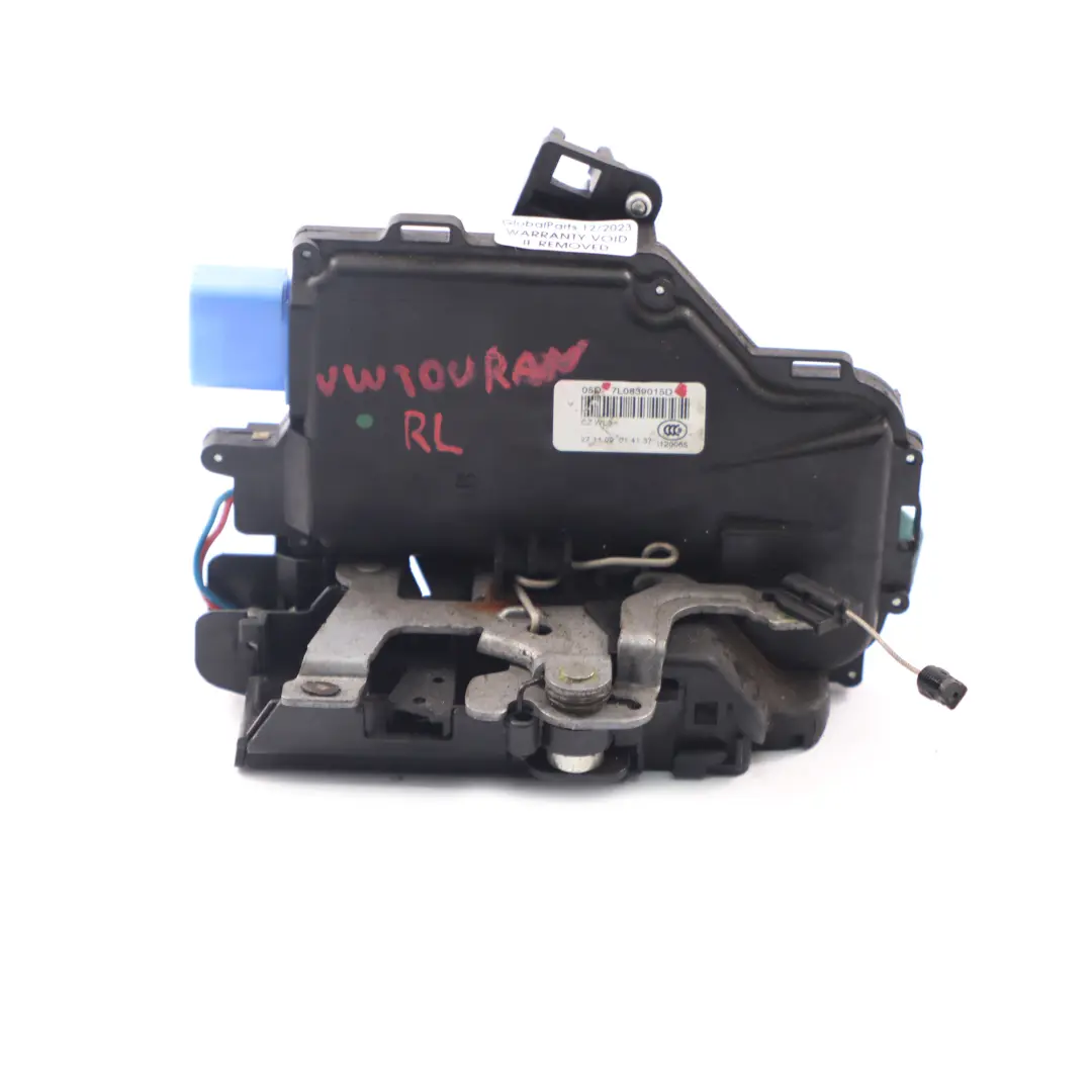 VW Touran 1T Serratura della porta posteriore sinistra di chiusura - SKU 7L0839015D - Numero di parte 7L0839015D