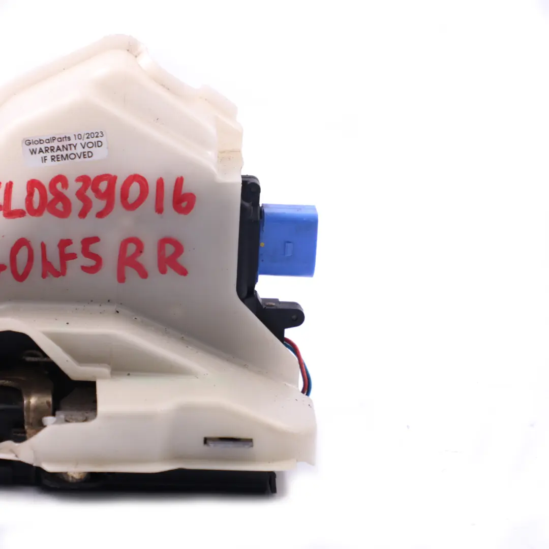 Volkswagen VW Golf V Serrure de Porte Arrière Droite Mécanisme - SKU 7L0839016 - Numéro de pièce 7L0839016