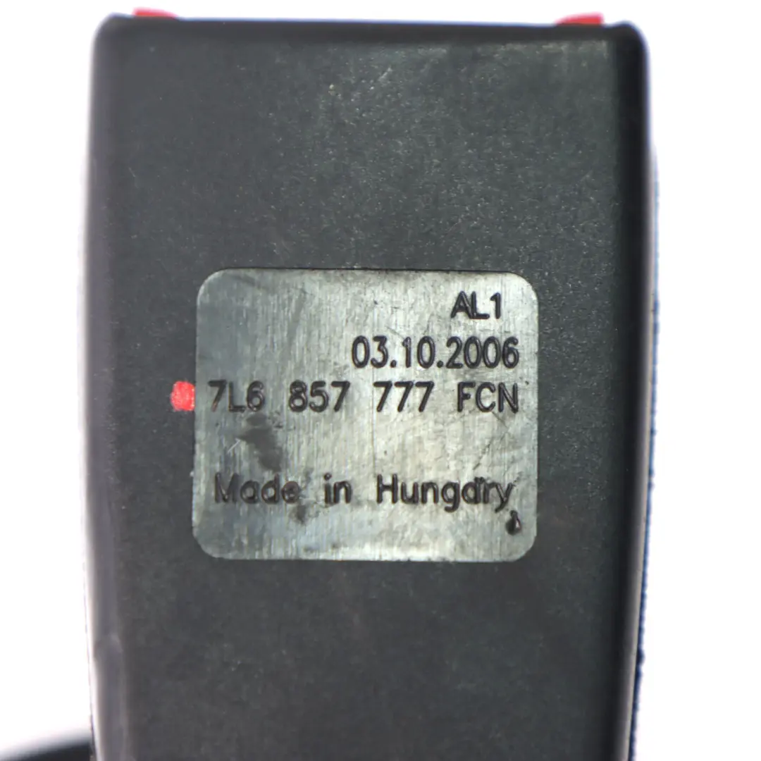 Belt Buckle Lower Belt Front Left N/S to VW Volkswagen Touareg 1 Seat with Part number 7L6857777FCN VW Volkswagen Touareg 1 Seat Belt Buckle Lower Belt Front Left N/S - SKU 7L6857777FCN - Part number 7L6857777FCN