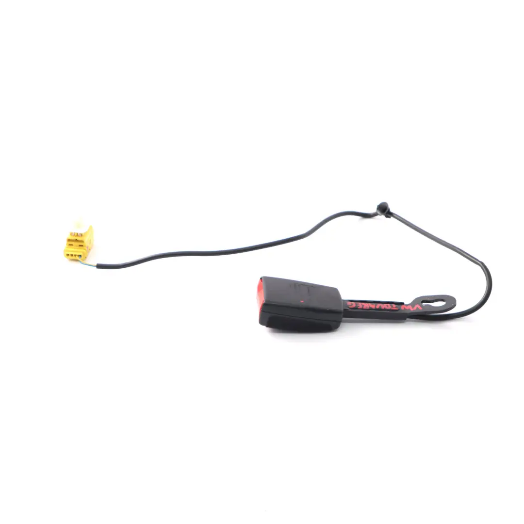 Boucle ceinture sécurité inférieure avant gauche pour VW Touareg 1 à propos du numéro de pièce 7L6857777FCN VW Touareg 1 Boucle ceinture sécurité inférieure avant gauche - SKU 7L6857777FCN - Numéro de pièce 7L6857777FCN