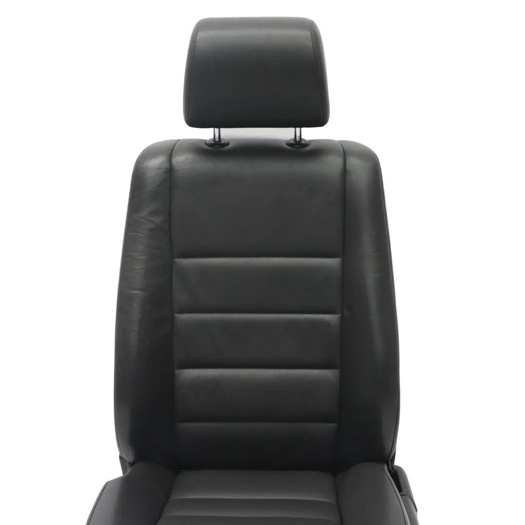 VW Volkswagen Touareg 1 Fotel Lewy Przód Skóra Czarna - SKU 7L6881805EB-1 - Numer Części 7L6881805EB