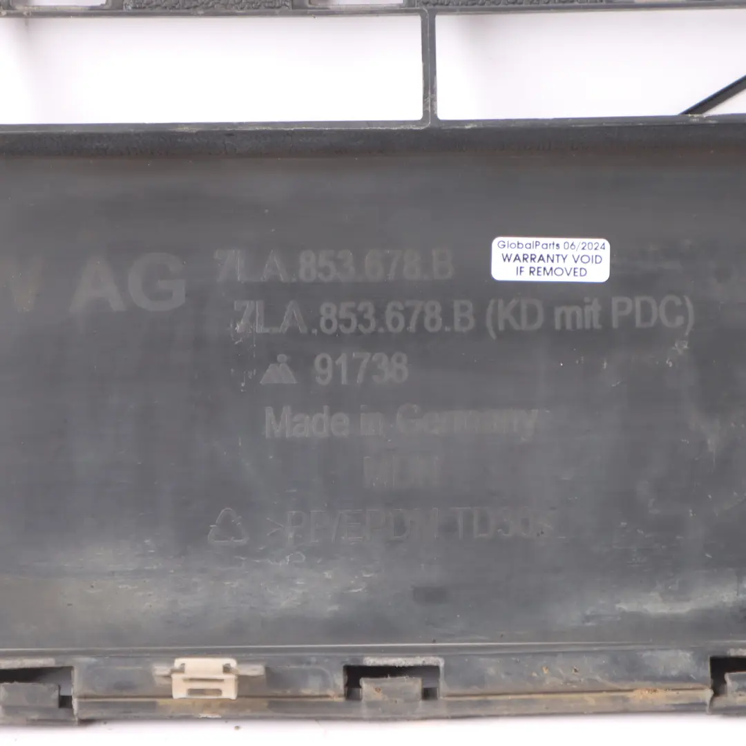 Front Bumper Grill Center to Volkswagen T6 with Part number 7LA853678B Volkswagen T6 Front Bumper Grill Center - SKU 7LA853678B - Part number 7LA853678B