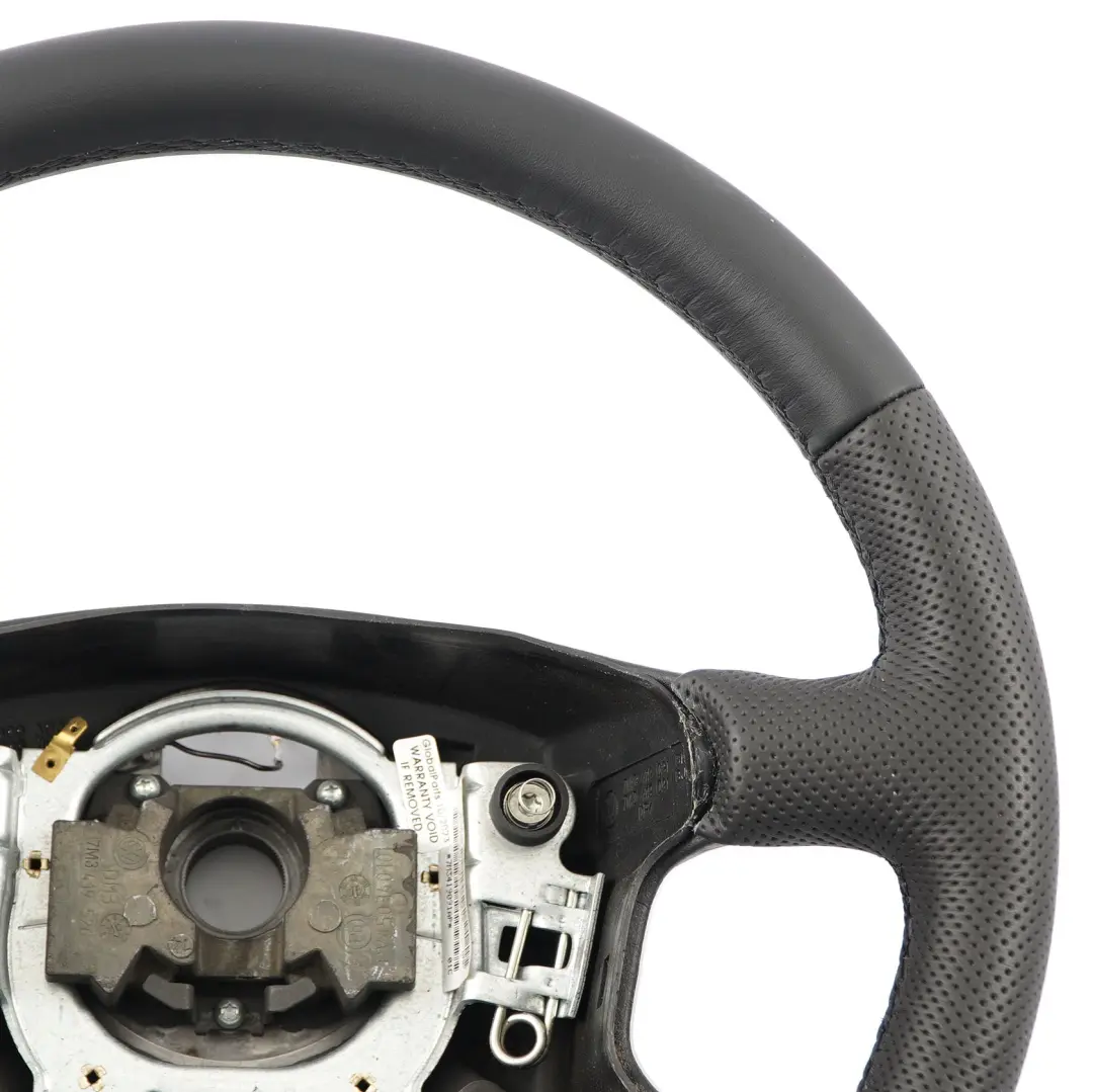 VW Volkswagen Sharan Seat Alhambra NEW Black Leather Steering Wheel 7M3419091 - SKU 7M3419091BH-1 - Part number 7M3419091BH
