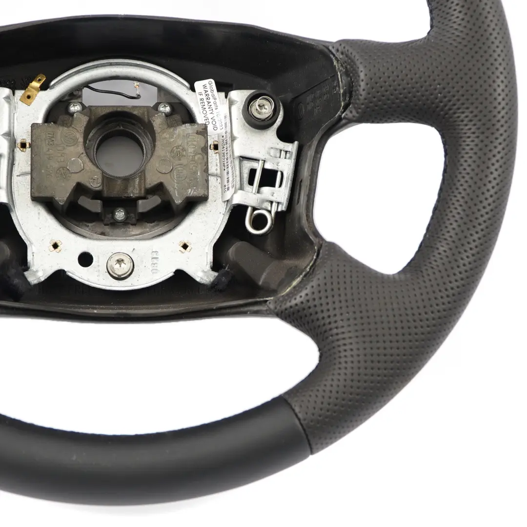 VW Volkswagen Sharan Seat Alhambra NEW Black Leather Steering Wheel 7M3419091 - SKU 7M3419091BH-1 - Part number 7M3419091BH