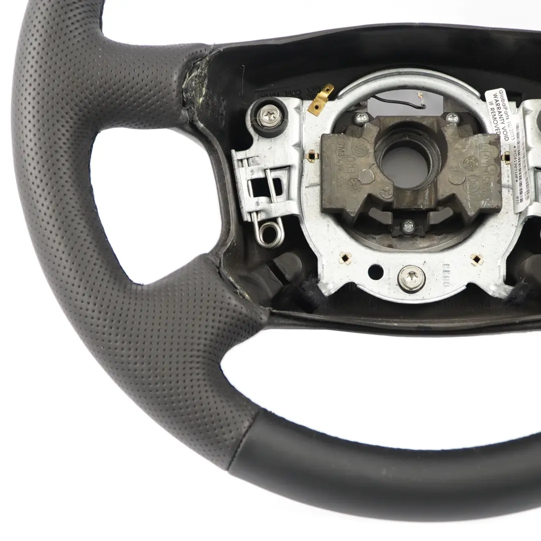 VW Volkswagen Sharan Seat Alhambra NEW Black Leather Steering Wheel 7M3419091 - SKU 7M3419091BH-1 - Part number 7M3419091BH