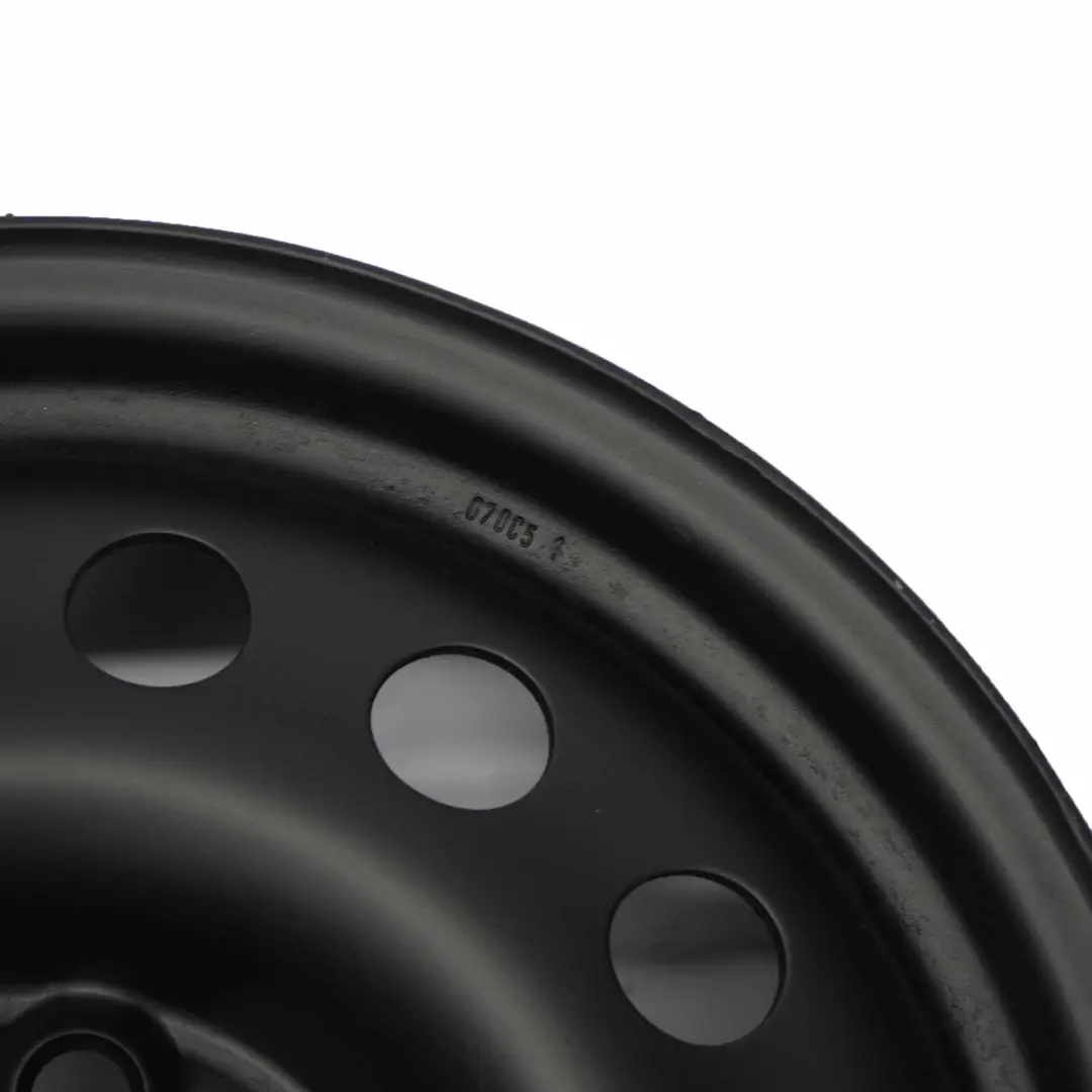 Spare Wheel VW Sharan Black Wheel Steel Rim R16 6J ET:53 to with Part number 7M3601027F Spare Wheel VW Sharan Black Wheel Steel Rim R16 6J ET:53 - SKU 7M3601027F - Part number 7M3601027F