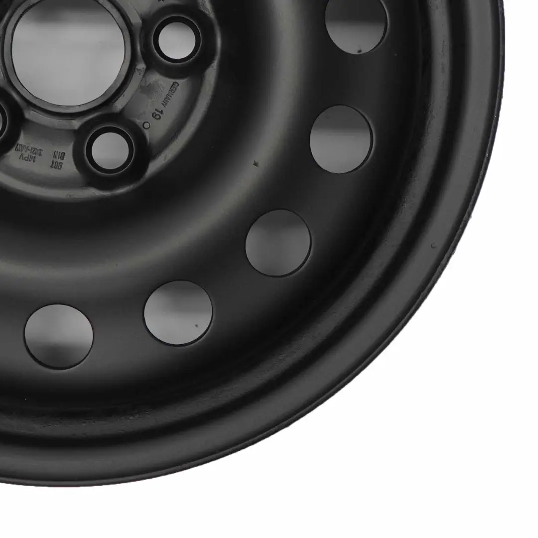  Roue de secours VW Sharan Noir Jante Acier R16 6J ET:53 - SKU 7M3601027F - Numéro de pièce 7M3601027F