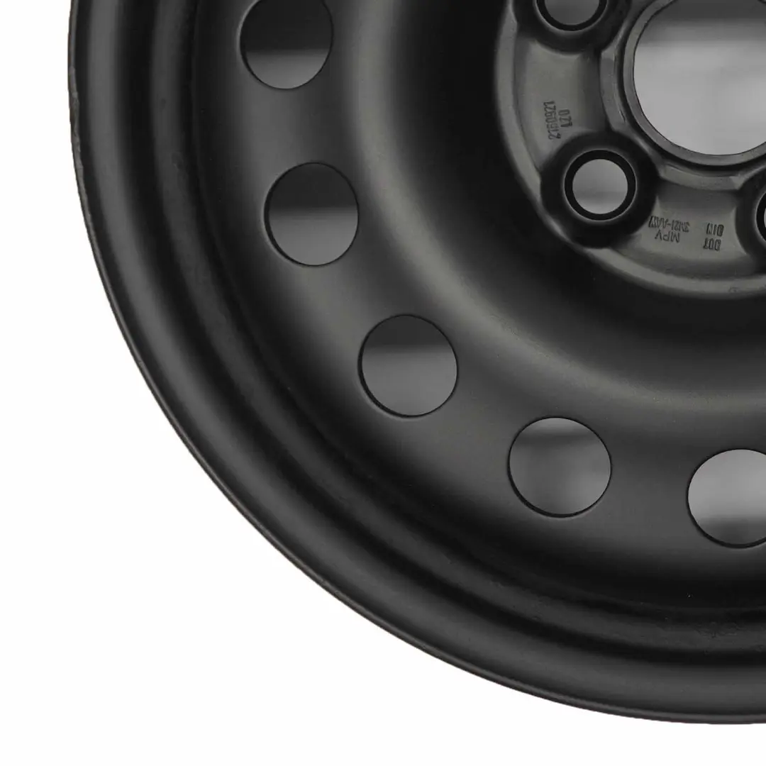  Ruota di scorta VW Sharan Nero Cerchio Acciaio R16 6J ET:53 - SKU 7M3601027F - Numero di parte 7M3601027F