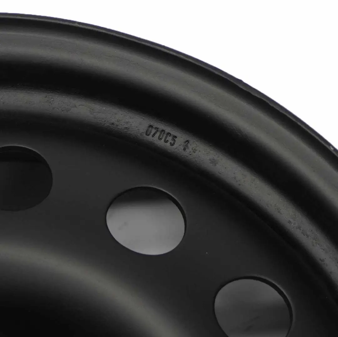  Roue de secours VW Sharan Noir Jante Acier R16 6J ET:53 - SKU 7M3601027F - Numéro de pièce 7M3601027F
