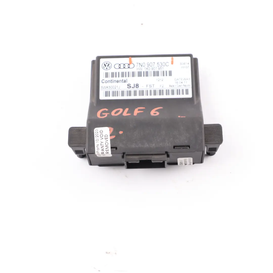 Gateway Steuergerät Modul ECU für VW Volkswagen Golf 6 mit Teilenummer 7N0907530C VW Volkswagen Golf 6 Gateway Steuergerät Modul ECU - SKU 7N0907530C - Teilenummer 7N0907530C