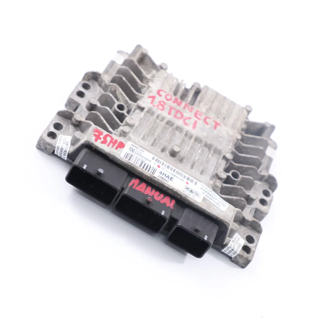 Ford Transit Connect 1.8 TDCi Módulo de Control Motor ECU Manual - SKU 7T11-12A650-HE - Número de pieza 7T11-12A650-HE