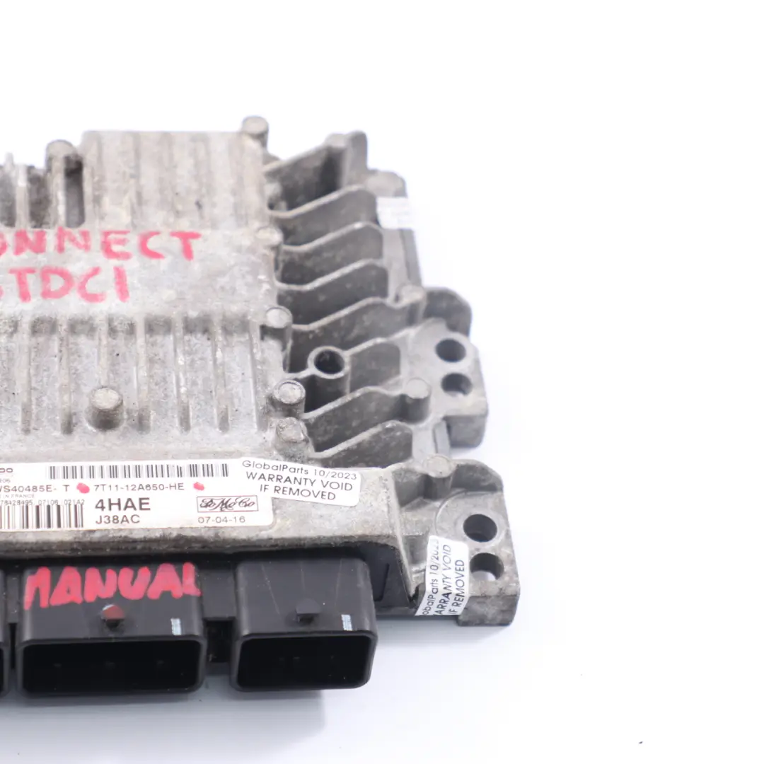 Módulo de Control Motor ECU Manual para Ford Transit Connect 1.8 TDCi con número de pieza 7T11-12A650-HE Ford Transit Connect 1.8 TDCi Módulo de Control Motor ECU Manual - SKU 7T11-12A650-HE - Número de pieza 7T11-12A650-HE
