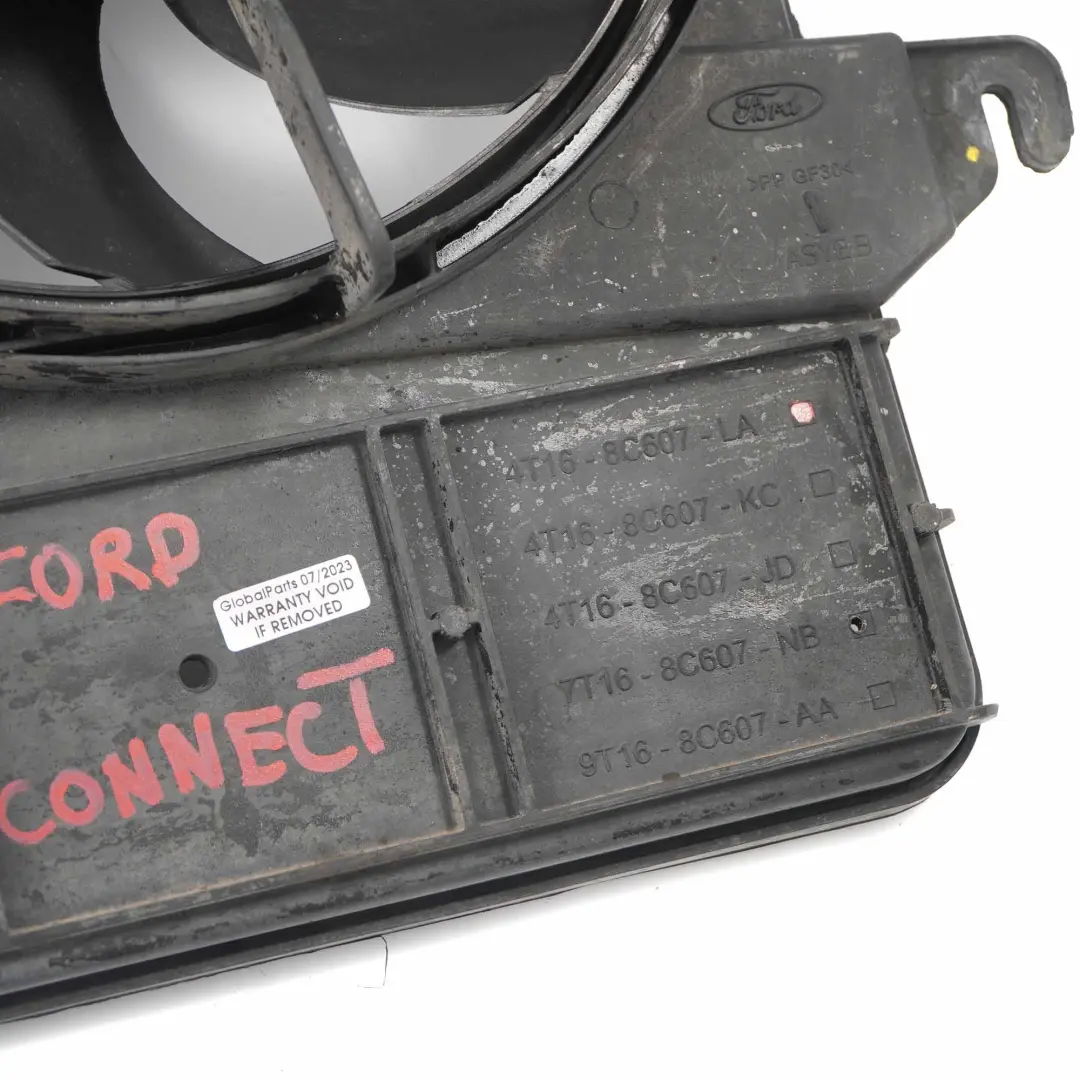 Motor Refrigeración Ventilador Carenado para Ford Transit Connect con número de pieza 7T16-8C607-NB Ford Transit Connect Motor Refrigeración Ventilador Carenado - SKU 7T16-8C607-NB - Número de pieza 7T16-8C607-NB