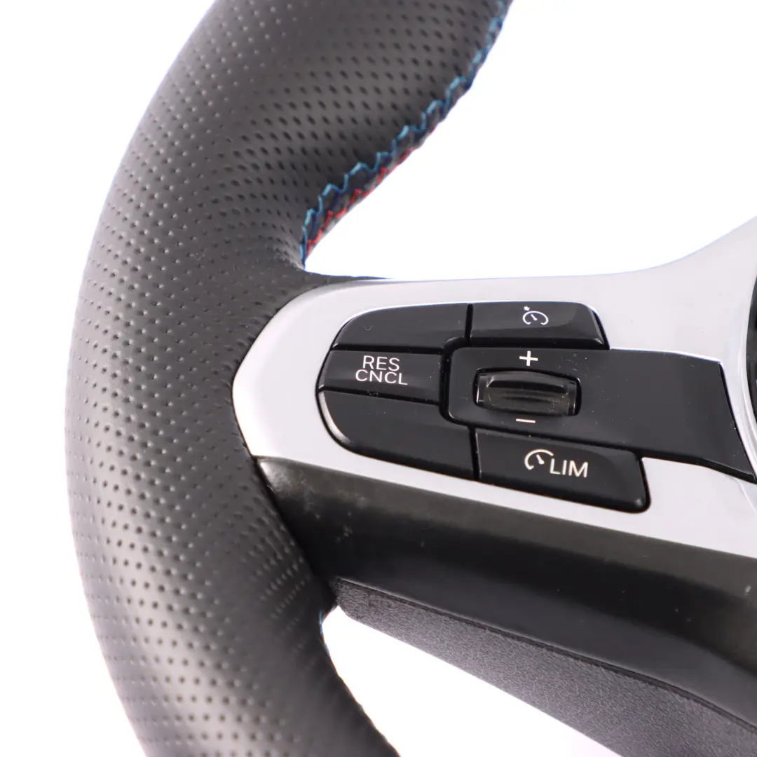 BMW G30 G31 G32 X5 G05 M Pakiet Kierownica NOWA Czarna Skóra Łopatki - SKU 8008179-1 - Numer Części  8008179