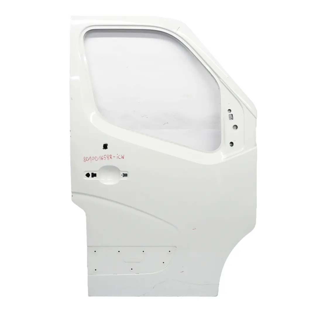 Renault Master III Drzwi Lewe Przednie Panel Drzwi Ice White - 389 - SKU 801001658R-ICW - Numer Części 801001658R