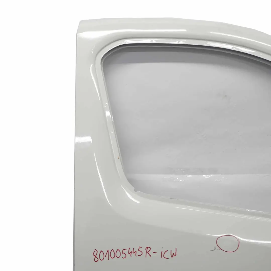 Renault Trafic Mk3 Front Door Right O/S Door Cover Shell Ice White - 389 - SKU 801005445-ICW - Part number 801005445