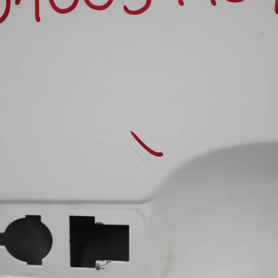 Mk3 Front Door Right O/S Door Cover Shell Ice White - 389 to Renault Trafic with Part number 801005445 Renault Trafic Mk3 Front Door Right O/S Door Cover Shell Ice White - 389 - SKU 801005445-ICW - Part number 801005445