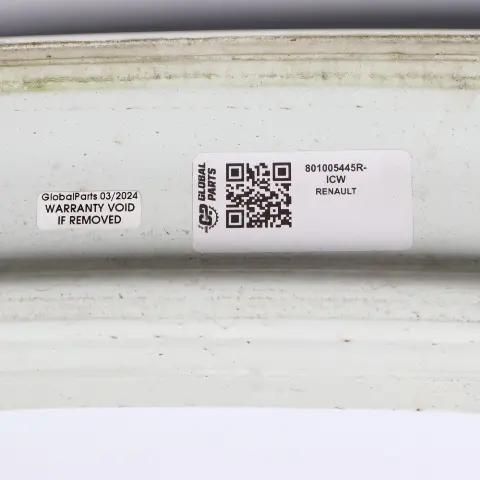 Front Door Right O/S Door Cover Shell Ice White - 389 to Renault Trafic III with Part number 801005445R Renault Trafic III Front Door Right O/S Door Cover Shell Ice White - 389 - SKU 801005445R-ICW - Part number 801005445R