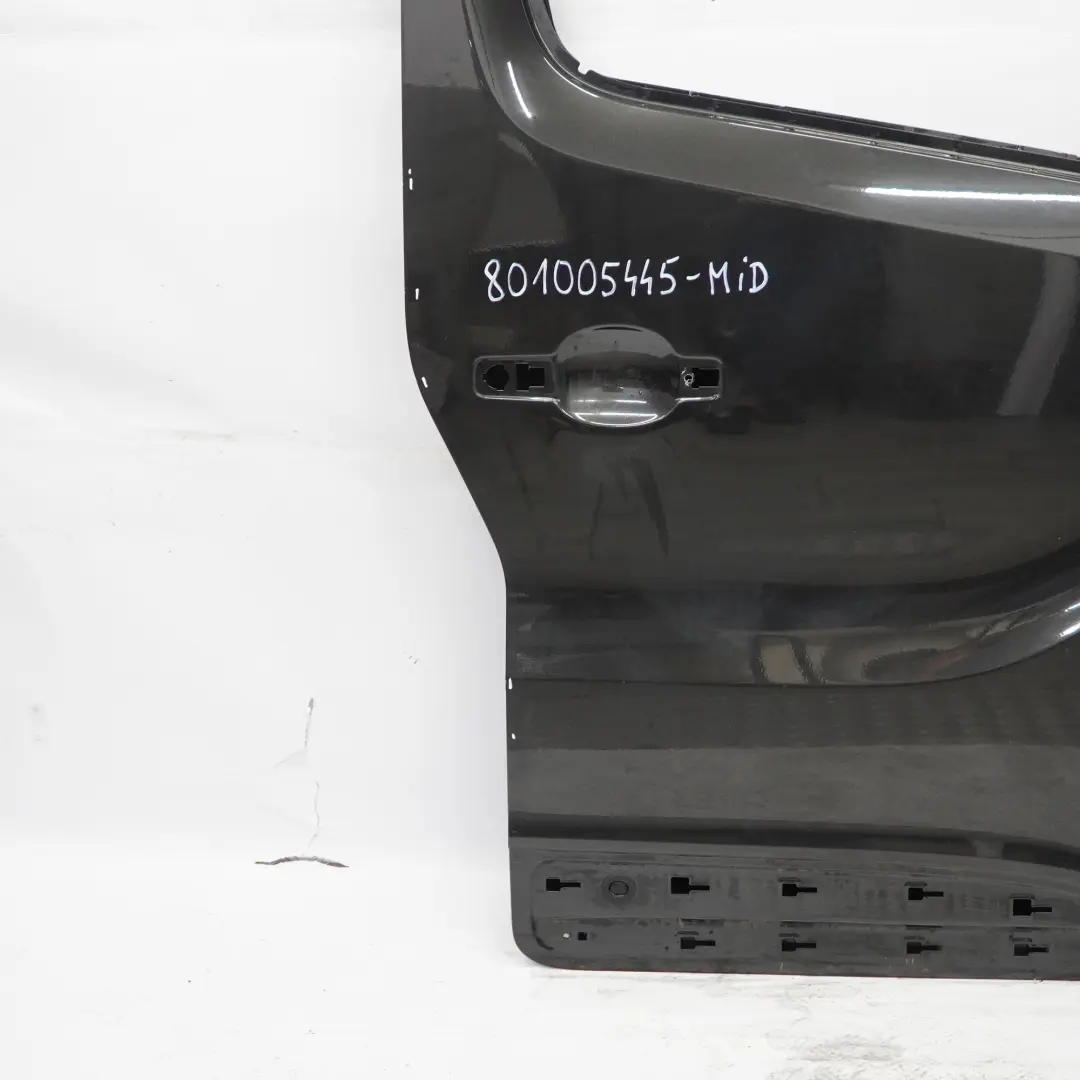 Renault Trafic Mk3 Front Door Right O/S Door Cover Shell Midnight Black - D68 - SKU 801005445R-MIB - Part number 801005445R