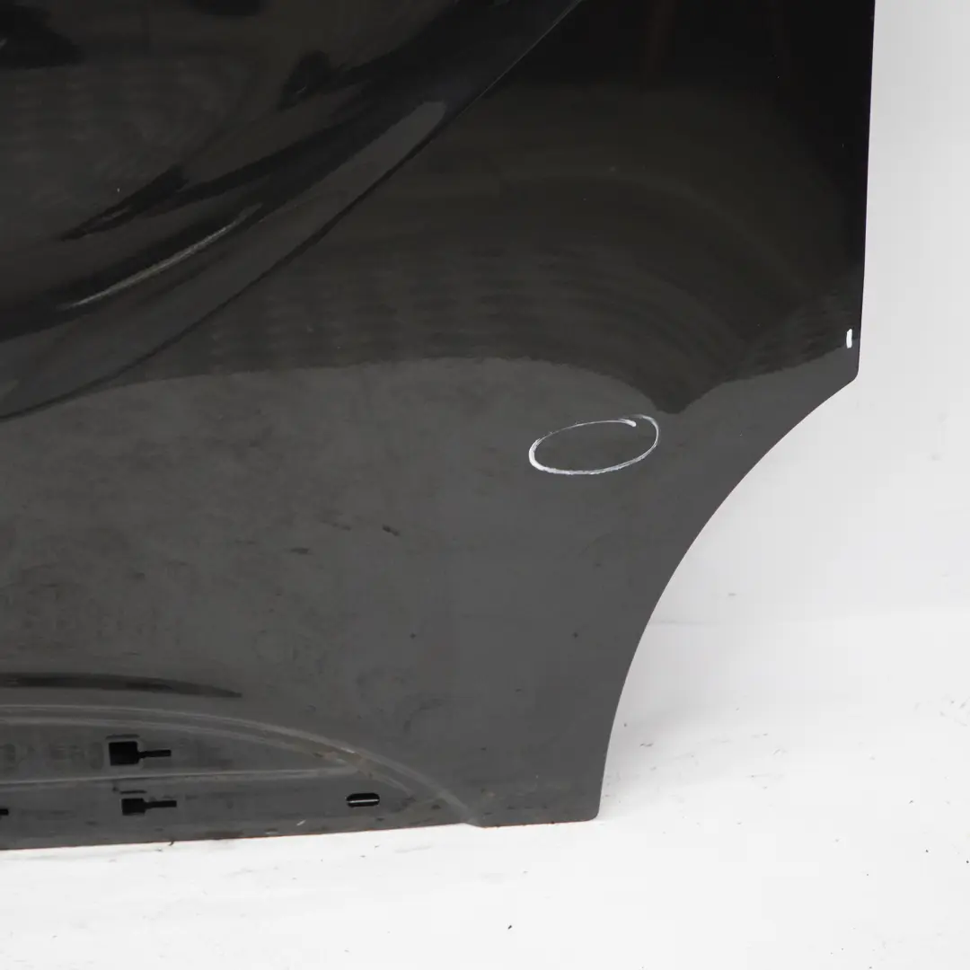 Mk3 Front Door Right O/S Door Cover Shell Midnight Black - D68 to Renault Trafic with Part number 801005445R Renault Trafic Mk3 Front Door Right O/S Door Cover Shell Midnight Black - D68 - SKU 801005445R-MIB - Part number 801005445R