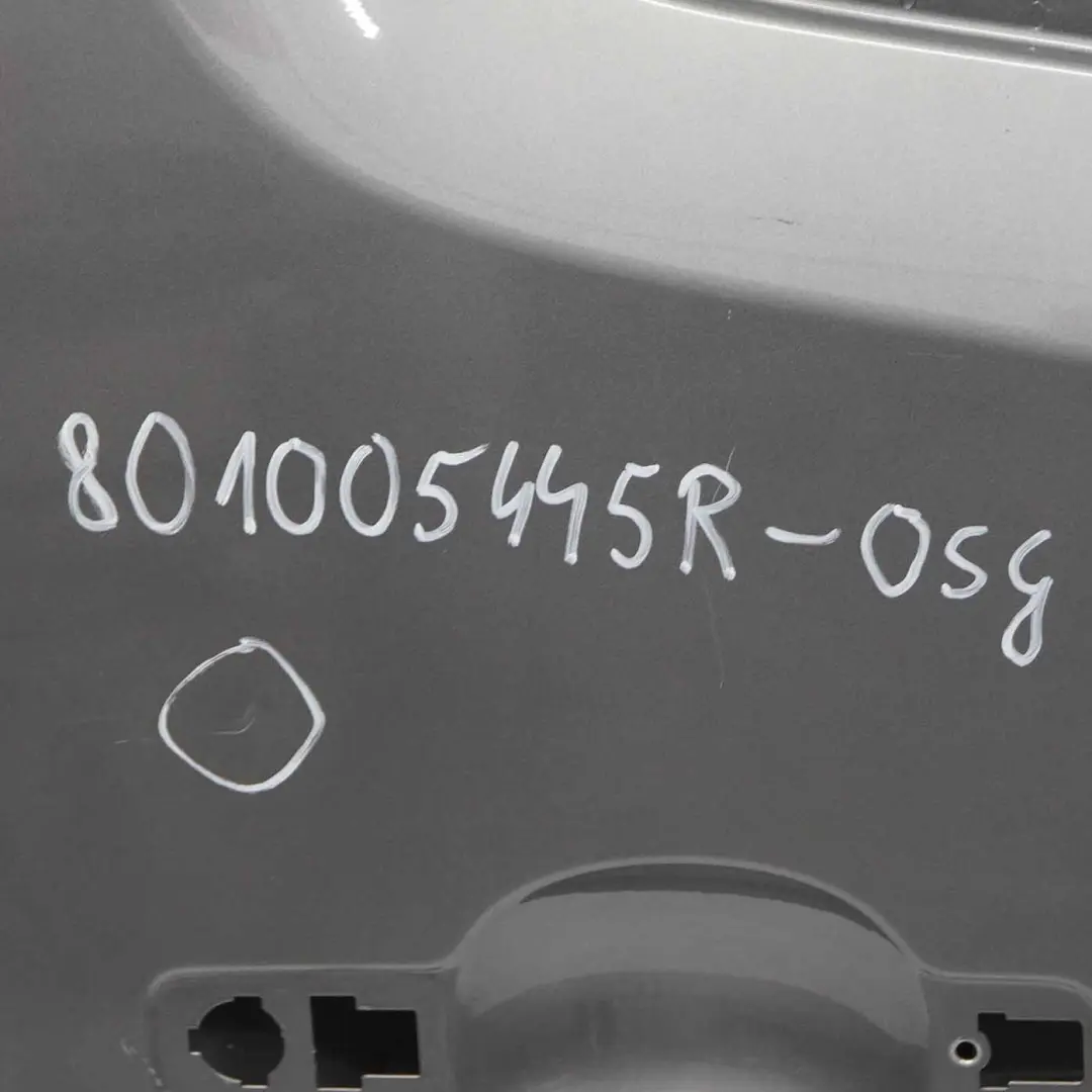 Mk3 Front Door Right O/S Door Cover Shell Oyster Grey - KNG to Renault Trafic with Part number 801005445 Renault Trafic Mk3 Front Door Right O/S Door Cover Shell Oyster Grey - KNG - SKU 801005445R-OSG - Part number 801005445