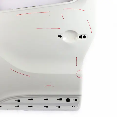 Renault Trafic III Front Door Left N/S Door Cover Shell Ice White - 389 - SKU 801011024R-ICW - Part number 801011024R