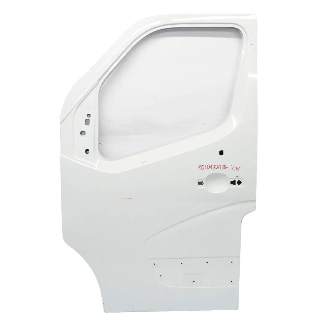Drzwi Lewe Przednie Panel Drzwi Ice White - 389 do Renault Master III o numerze 801017005R Renault Master III Drzwi Lewe Przednie Panel Drzwi Ice White - 389 - SKU 801017005R-ICW - Numer Części 801017005R