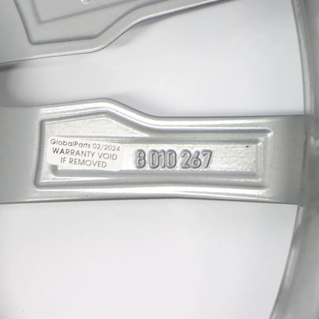 BMW X3 G01 Llanta de aleación plata M radios dobles 698 19" 7,5J ET:32 - SKU 8010267-1 - Número de pieza 8010267