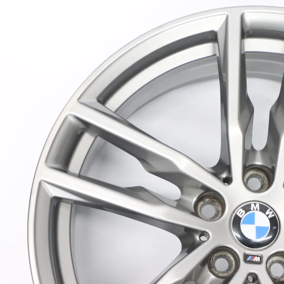 BMW X3 G01 Silver Alloy Wheel Rim M Double Spoke 698 19" 7,5J ET:32 - SKU 8010267-1 - Part number 8010267