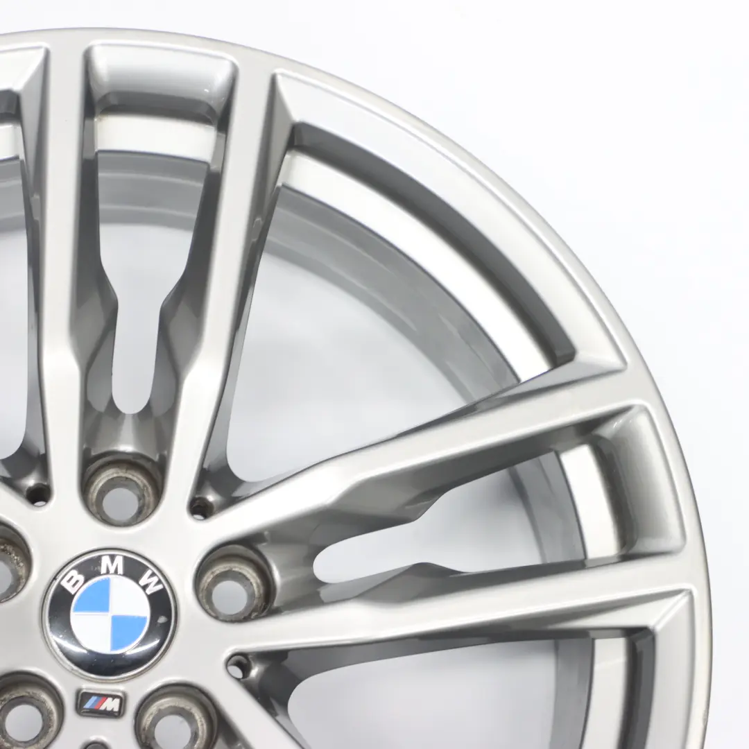 BMW X3 G01 Silver Alloy Wheel Rim M Double Spoke 698 19" 7,5J ET:32 - SKU 8010267-1 - Part number 8010267