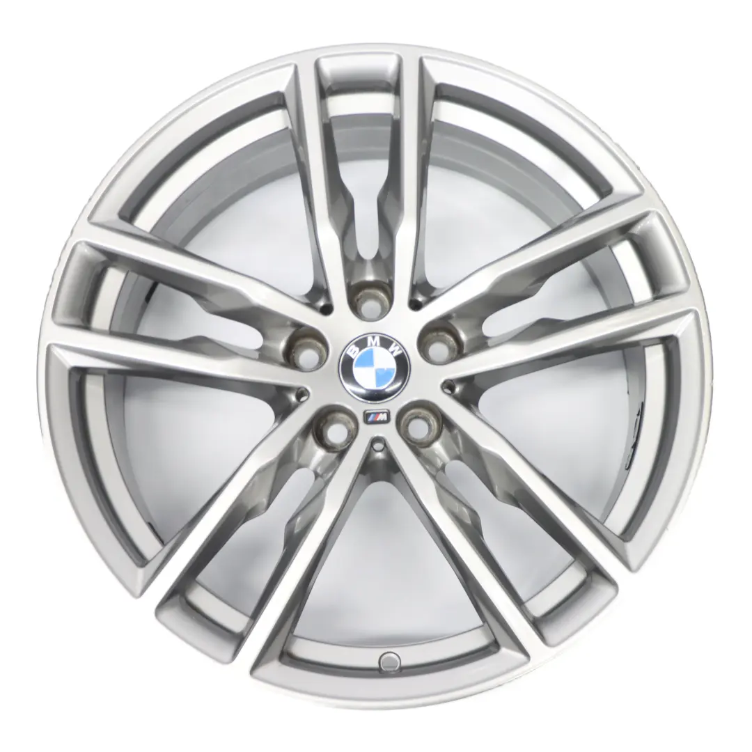 Cerchio in lega argento M a doppie razze 698 19" 7,5J ET:32 per BMW X3 G01 con numero di parte 8010267 BMW X3 G01 Cerchio in lega argento M a doppie razze 698 19" 7,5J ET:32 - SKU 8010267-2 - Numero di parte 8010267