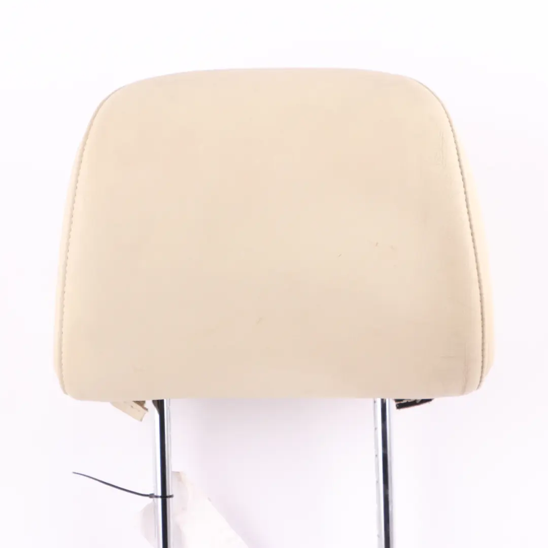 Headrest Front Left Right N/O/S Cover Leather Ecru Walknappa to BMW X5 E53 Seat with Part number 8024084 BMW X5 E53 Seat Headrest Front Left Right N/O/S Cover Leather Ecru Walknappa - SKU 8024084 - Part number 8024084