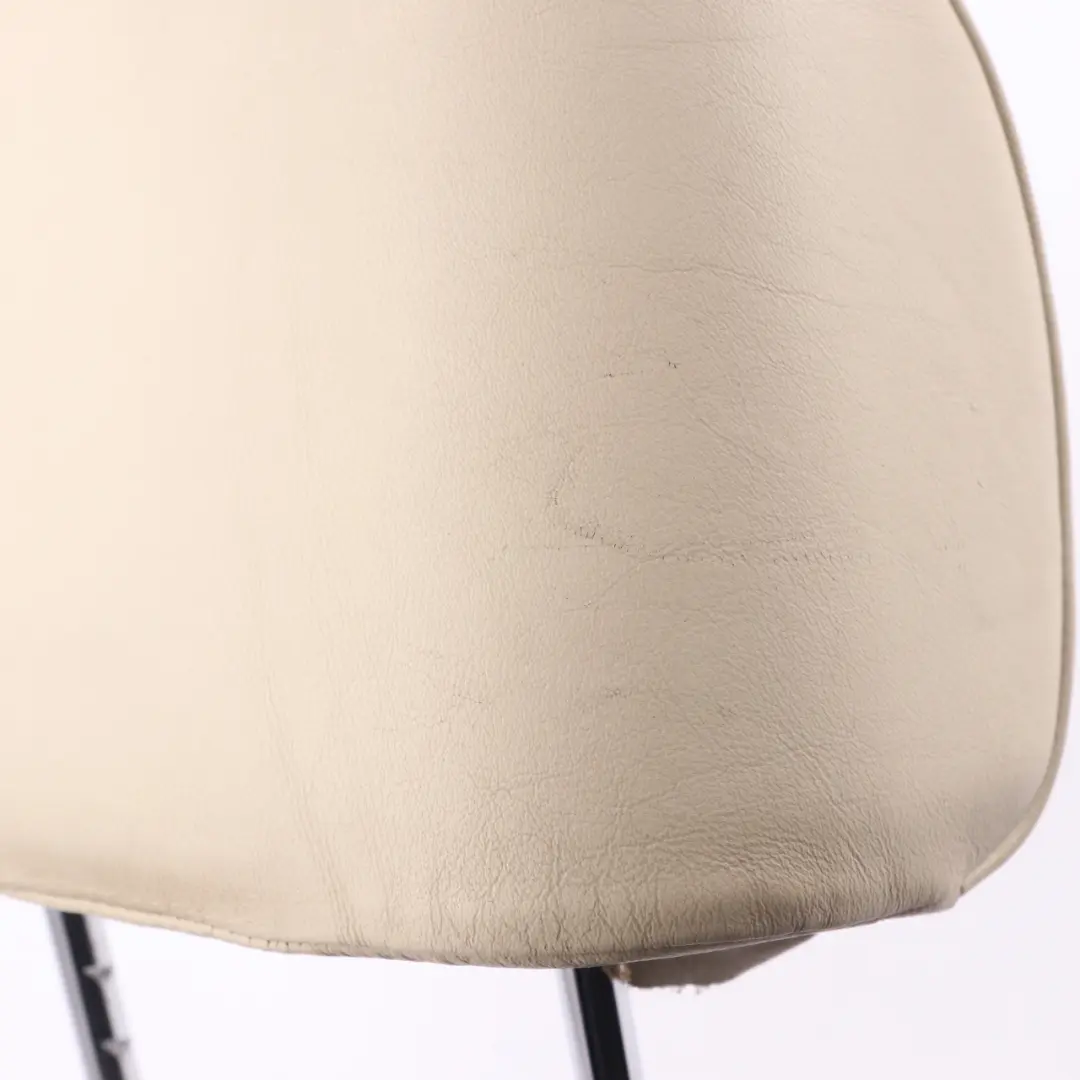 Headrest Front Left Right N/O/S Cover Leather Ecru Walknappa to BMW X5 E53 Seat with Part number 8024084 BMW X5 E53 Seat Headrest Front Left Right N/O/S Cover Leather Ecru Walknappa - SKU 8024084 - Part number 8024084