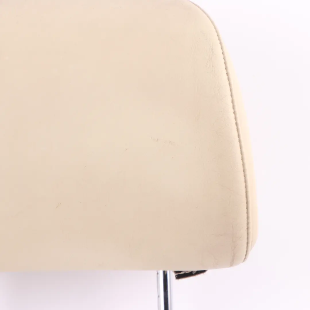 BMW X5 E53 Seat Headrest Front Left Right N/O/S Cover Leather Ecru Walknappa - SKU 8024084 - Part number 8024084