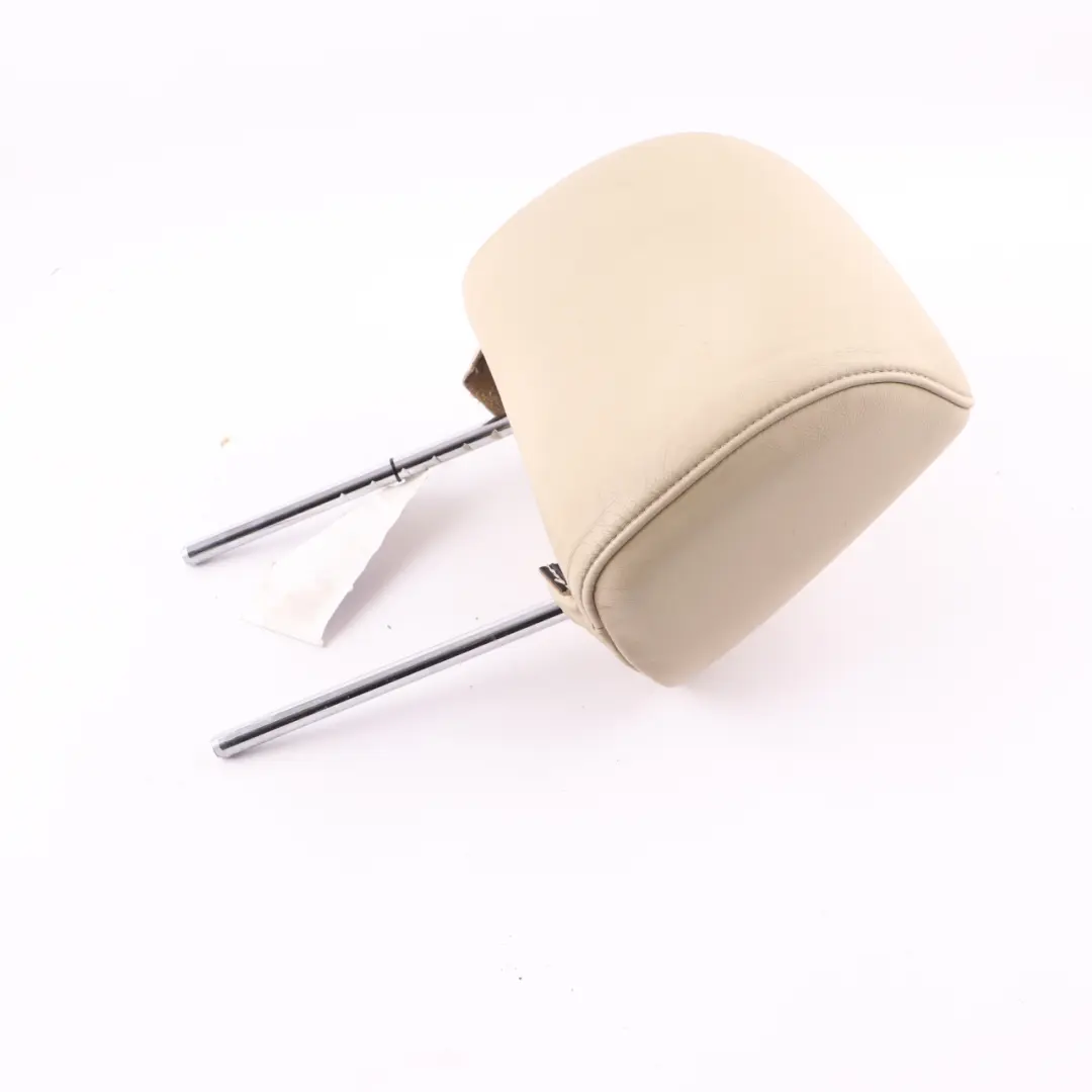 BMW X5 E53 Seat Headrest Front Left Right N/O/S Cover Leather Ecru Walknappa - SKU 8024084 - Part number 8024084