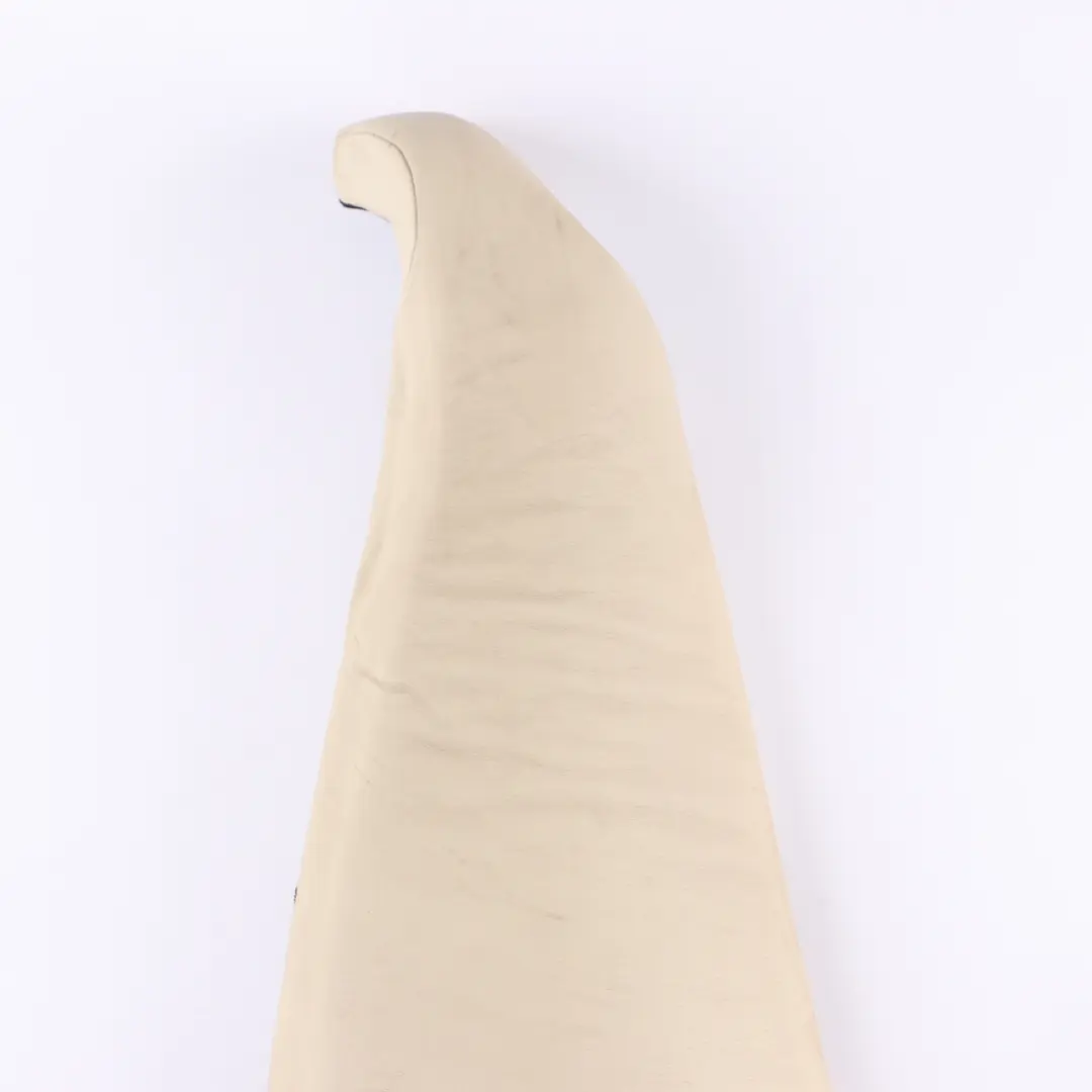 BMW X5 E53 Rear Left Seat N/S Lateral Side Panel Cover Leather Walknappa Ecru - SKU 8024091 - Part number 8024091