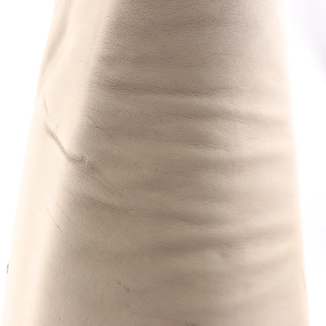 Left Seat N/S Lateral Side Panel Cover Leather Walknappa Ecru to BMW X5 E53 Rear with Part number 8024091 BMW X5 E53 Rear Left Seat N/S Lateral Side Panel Cover Leather Walknappa Ecru - SKU 8024091 - Part number 8024091