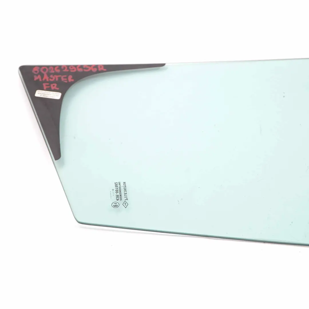 Window Glass Renault Master III IV Front Door Side Triangle Glass Right O/S AS2 to with Part number 802629636R Window Glass Renault Master III IV Front Door Side Triangle Glass Right O/S AS2 - SKU 802629636R - Part number 802629636R
