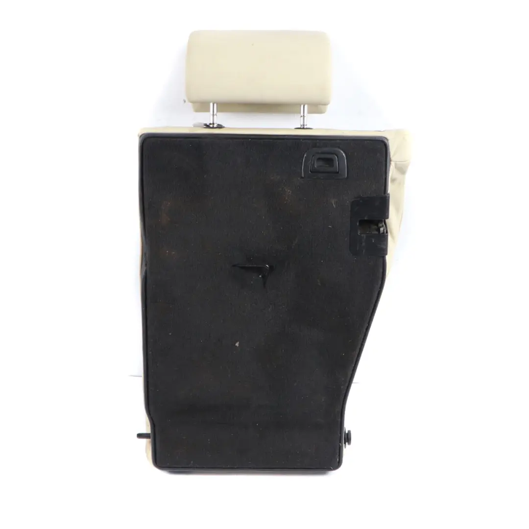 BMW X5 E53 Rear Seat Backrest Cover Right O/S Leather Walknappa Ecru - SKU 8026324 - Part number 8026324