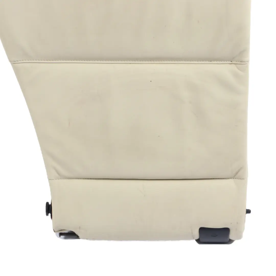 BMW X5 E53 Rear Seat Backrest Cover Right O/S Leather Walknappa Ecru - SKU 8026324 - Part number 8026324