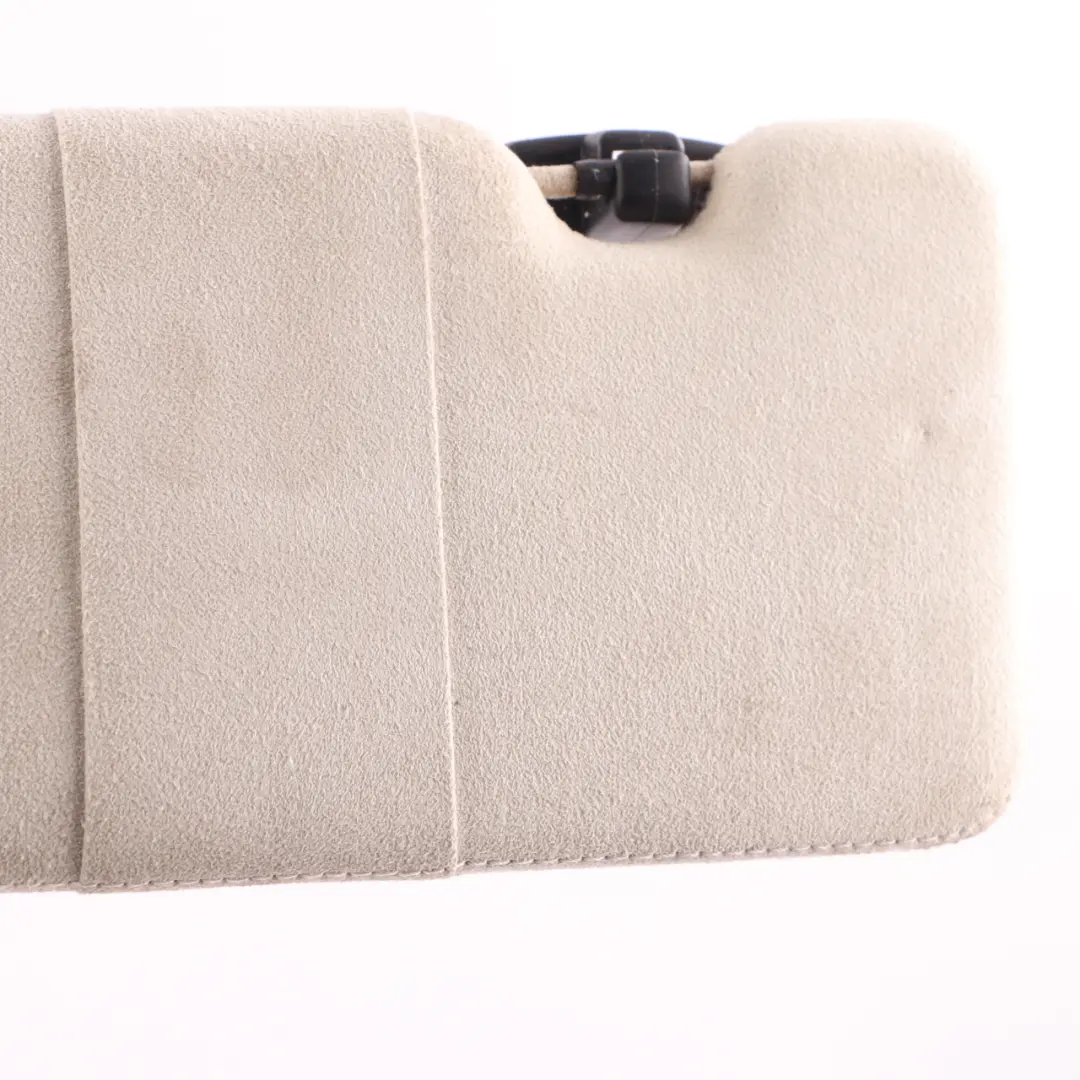 BMW E63 Sun Visor Mirror Panel Sunvisor Left Right N/O/S Set Platin Alcantara - SKU 8029791/8029790 - Part number 8029791