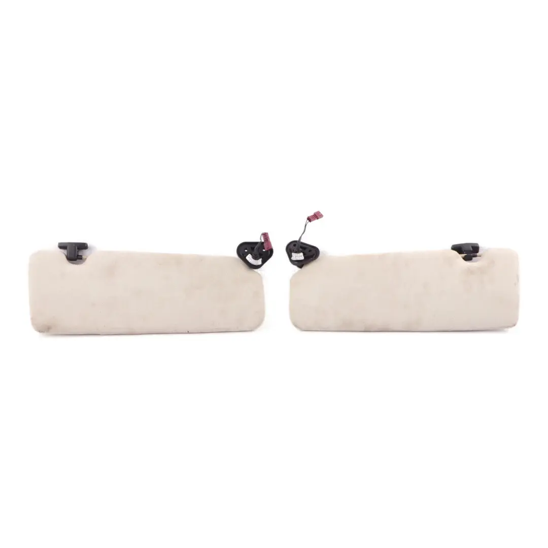 Sun Visor Mirror Panel Sunvisor Left Right N/O/S Set Platin Alcantara to BMW E63 with Part number 8029791 BMW E63 Sun Visor Mirror Panel Sunvisor Left Right N/O/S Set Platin Alcantara - SKU 8029791/8029790 - Part number 8029791