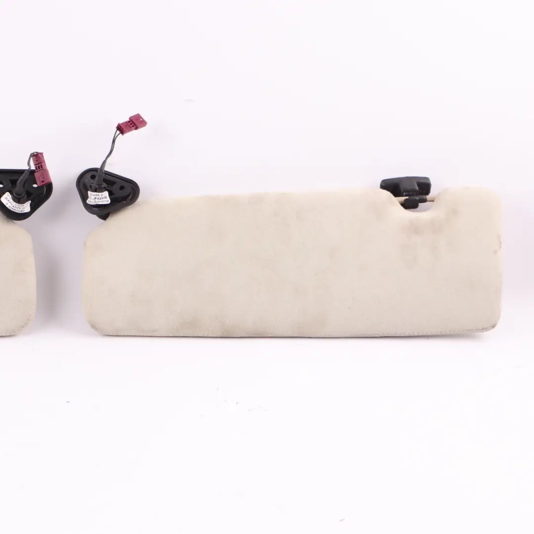 Sun Visor Mirror Panel Sunvisor Left Right N/O/S Set Platin Alcantara to BMW E63 with Part number 8029791 BMW E63 Sun Visor Mirror Panel Sunvisor Left Right N/O/S Set Platin Alcantara - SKU 8029791/8029790 - Part number 8029791