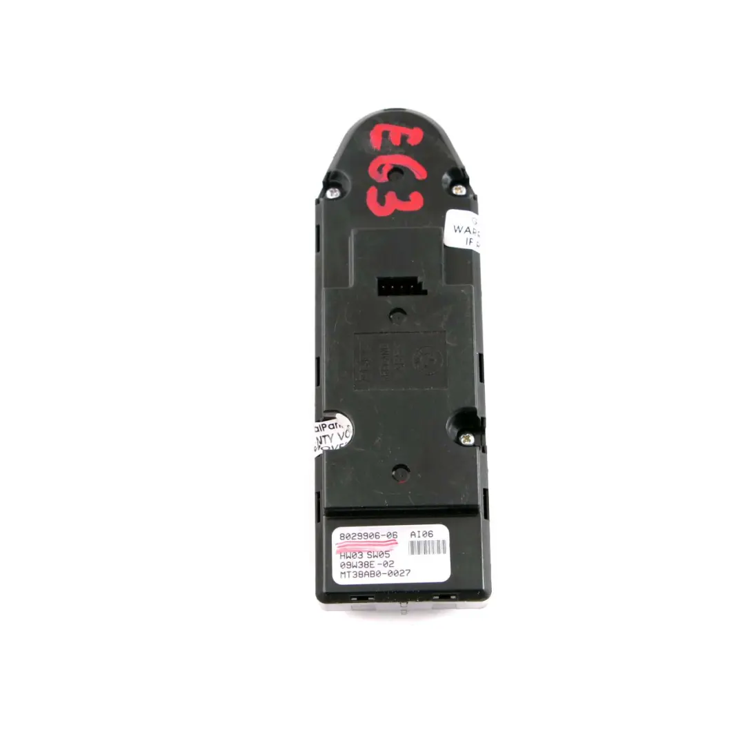 Interruttore alzacristalli lato guida Piegatura Auto Dip per BMW E63 LCI con numero di parte 8029906 BMW E63 LCI Interruttore alzacristalli lato guida Piegatura Auto Dip - SKU 8029906 - Numero di parte 8029906